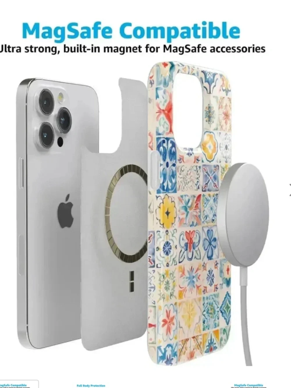Casely iPhone 15 Pro Tuscan Tiles Dolce Vita Case